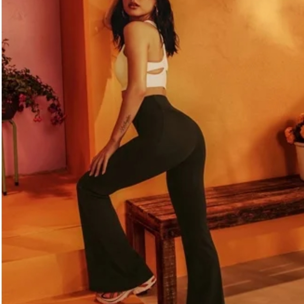 Oasis PureLuxe High-Waisted Crossover Flare